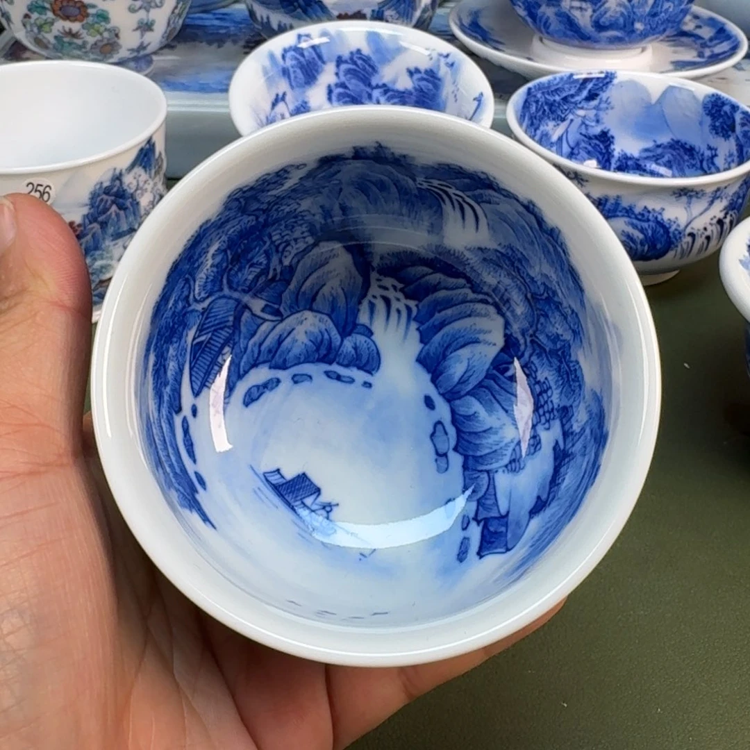 陶瓷景德镇纯手绘茶具圆圆276