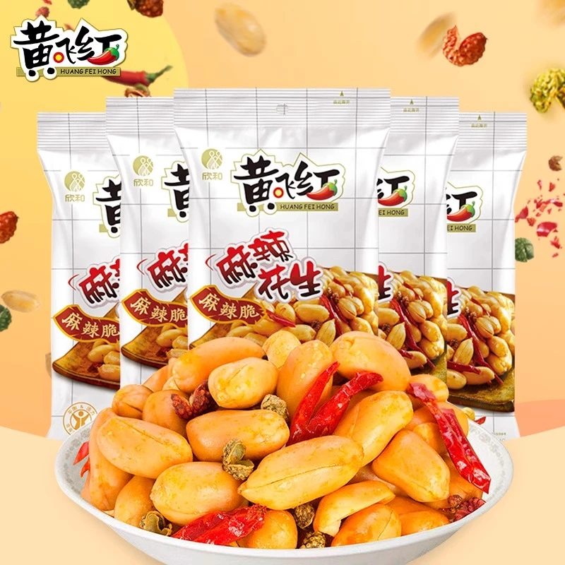 黄飞红麻辣花生米116g*1袋山东大花生特产炒货零食下酒菜零食解馋