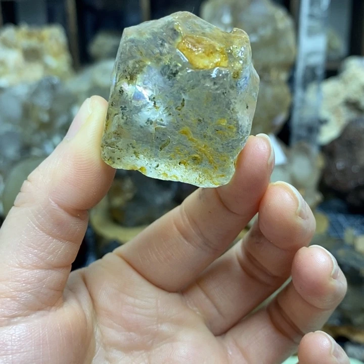 水晶水晶柱未镶嵌