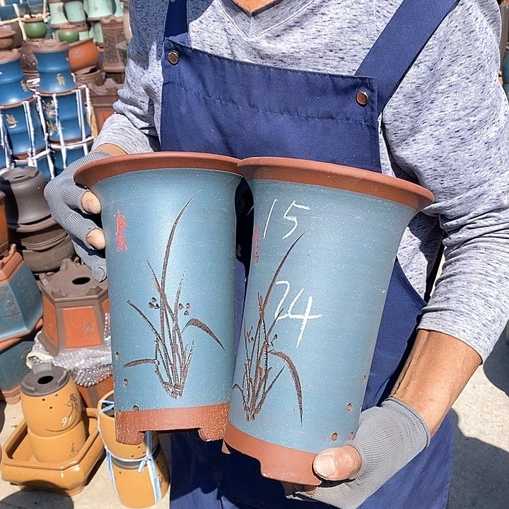 紫砂花盆紫砂花盆