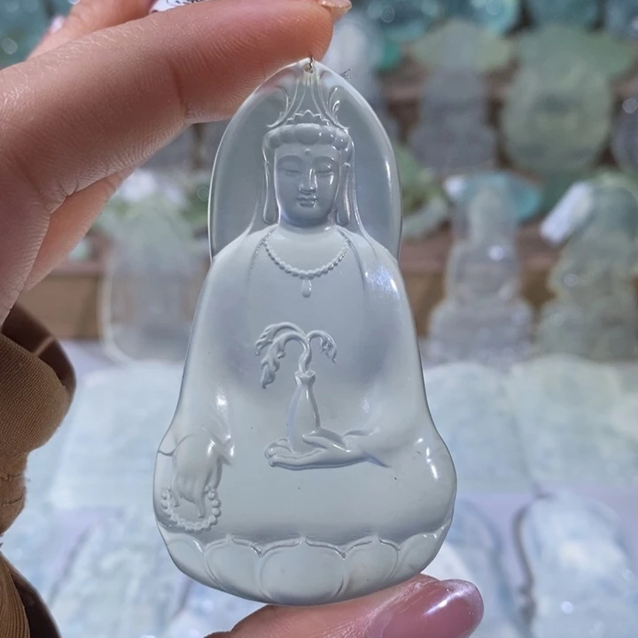岫玉未镶嵌吊坠吊坠