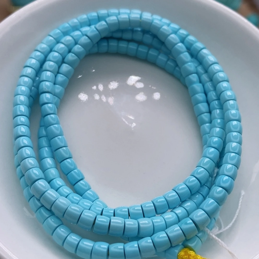 绿松石珠宝奇石未镶嵌高蓝3.7