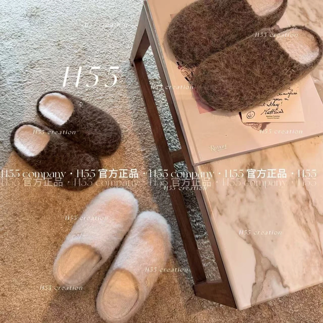 H55女鞋雪国来信欧版毛呢休闲加绒博肯鞋4cm09-2916【HW】