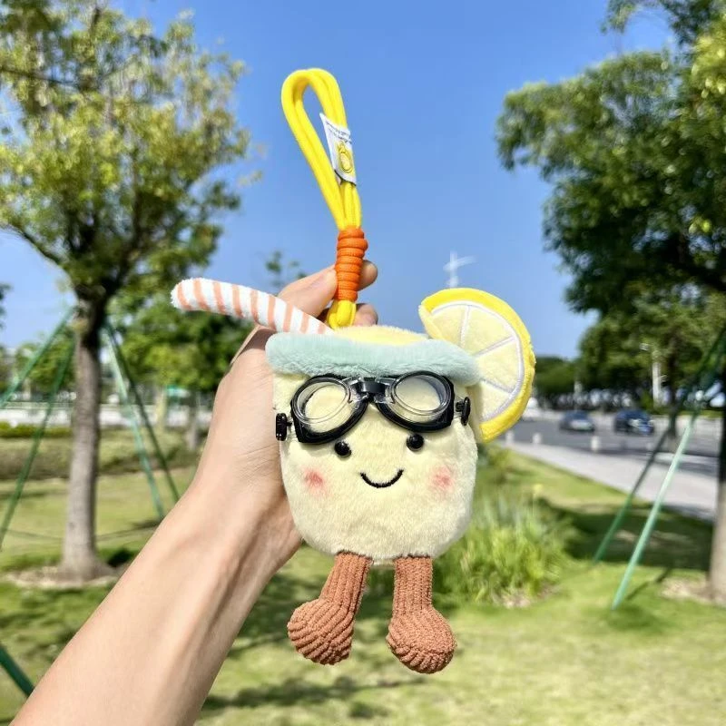【普吉岛的夏天】椰青柠檬水毛绒包挂件可爱公仔玩偶挂饰情侣礼物
