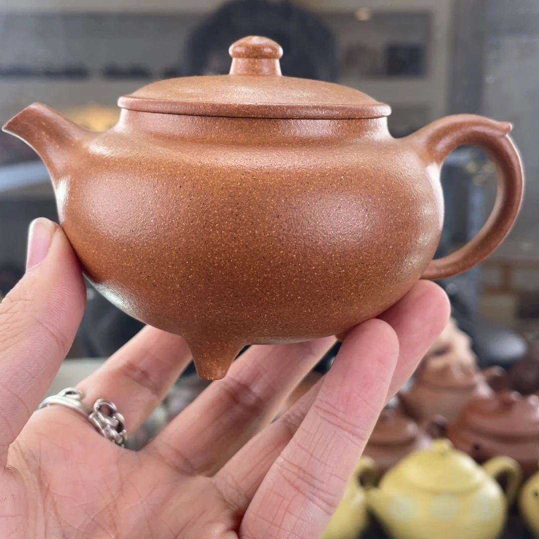 紫砂茶壶200cc黄降坡茶壶