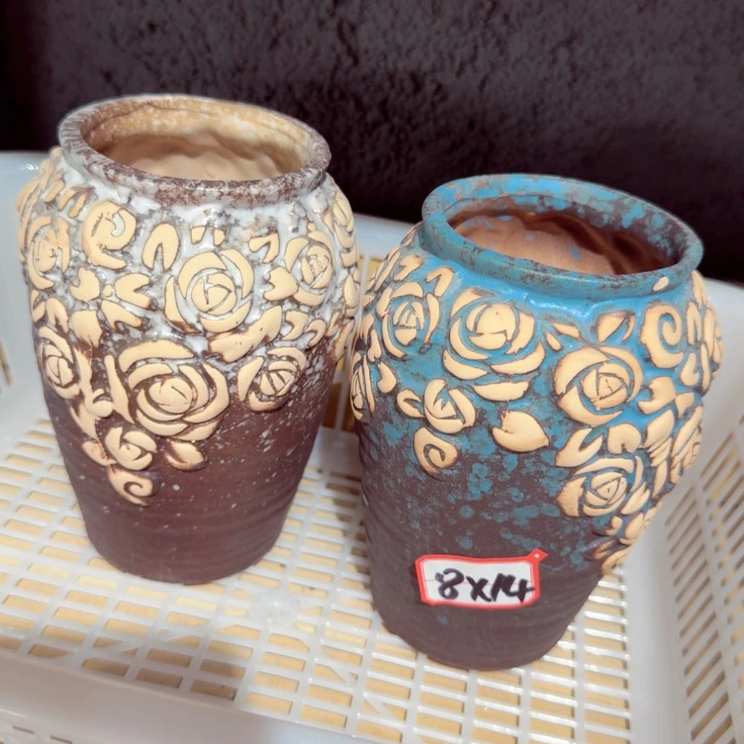 紫砂花盆粗陶盆醋