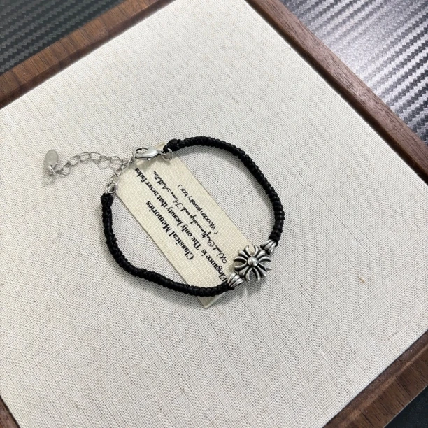 铜合金布艺手链 十字绳子手链SL2104