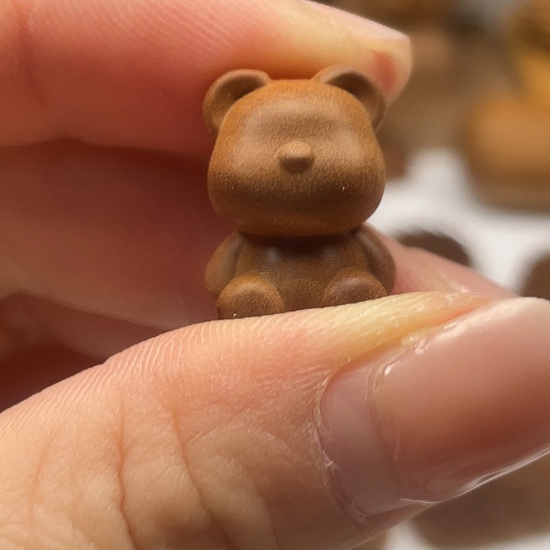 檀香木黑油线小熊老山檀香