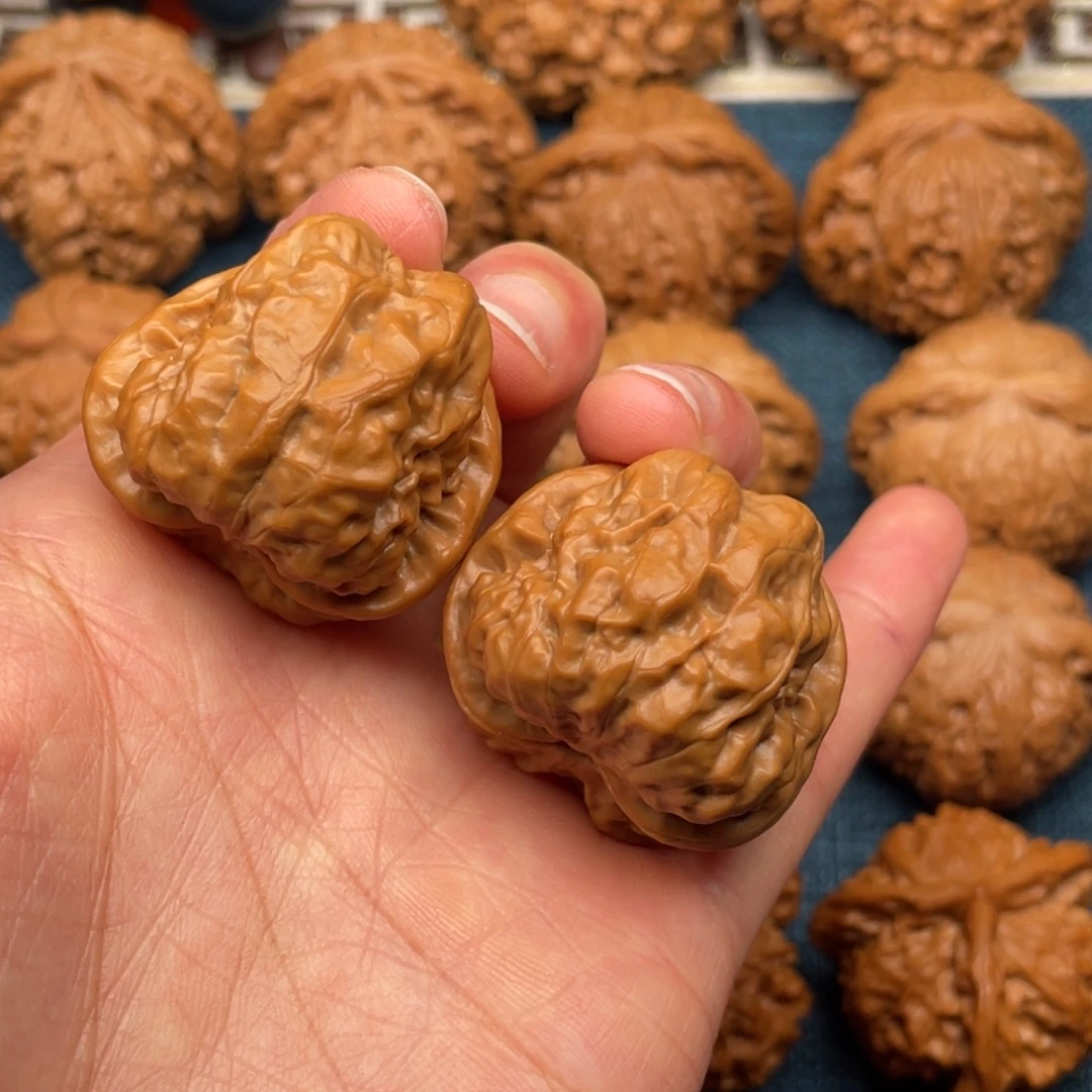 男***败文玩核桃把件33全品蛙手捻