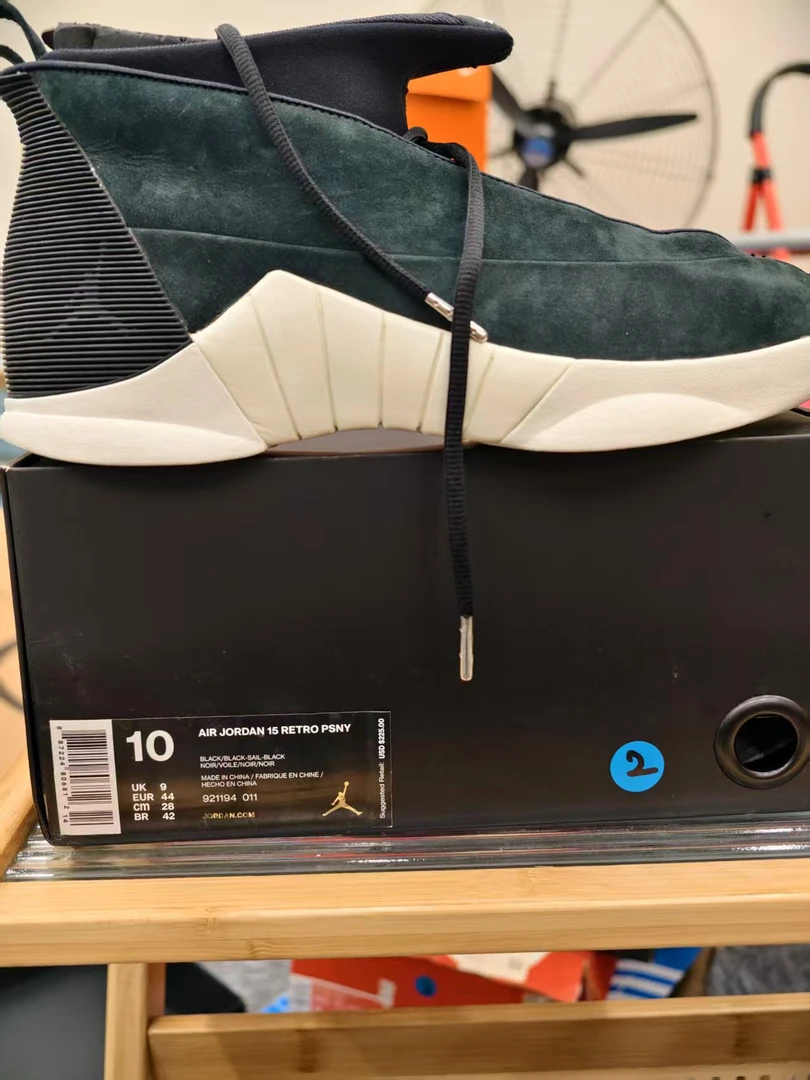 nike aj15高帮黑白 全新原盒 44码 11月6 孙
