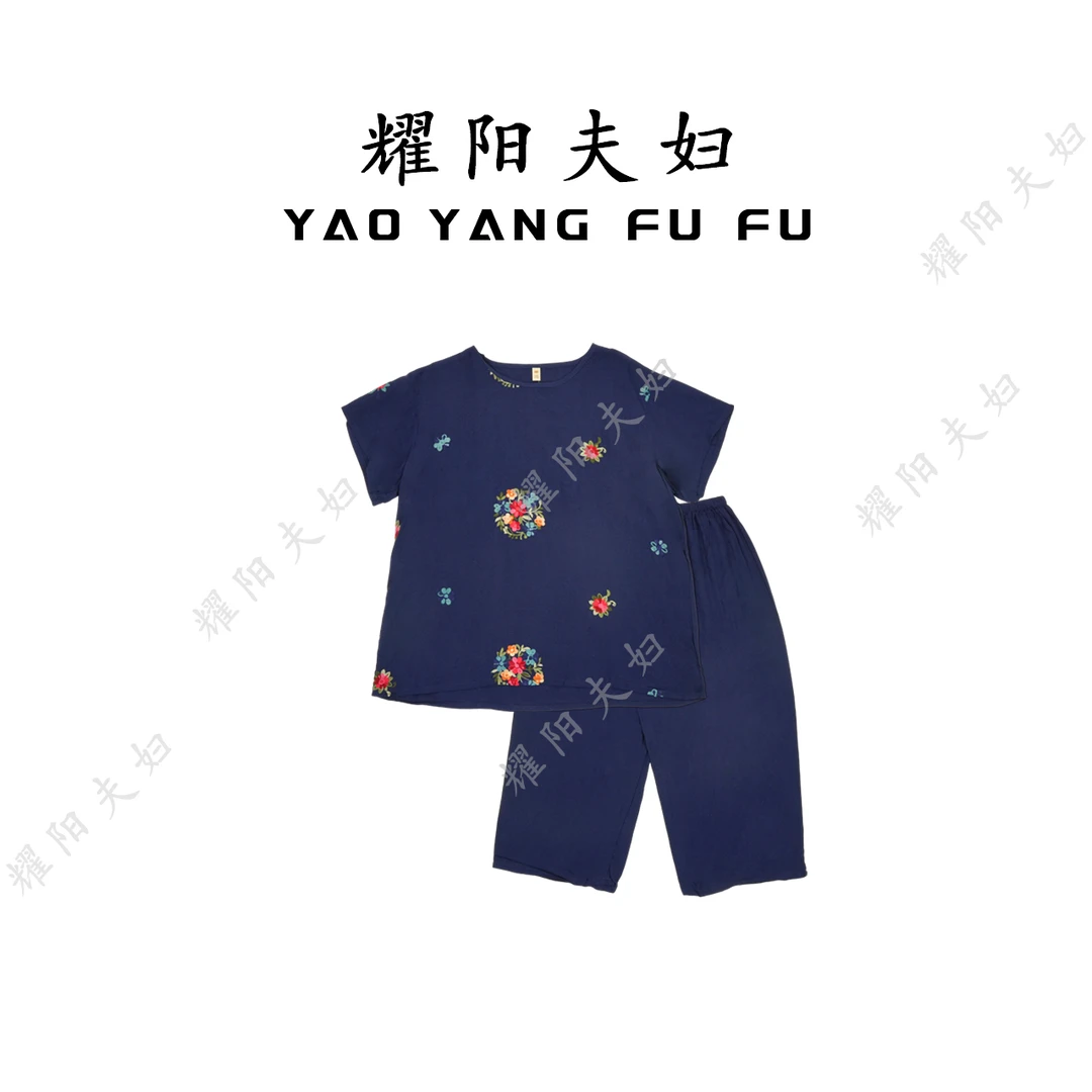 新中式国风气质重工中式套装（H035）