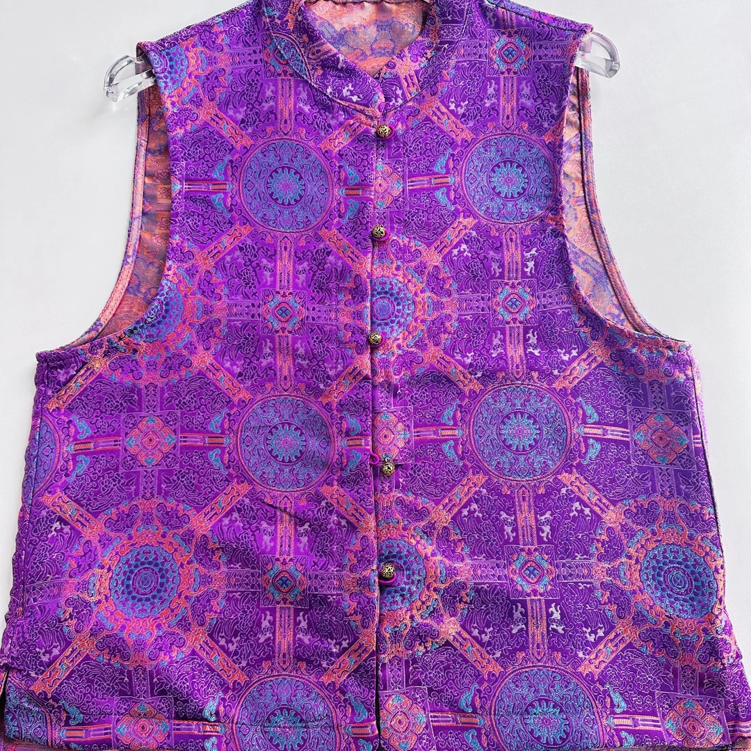 （陈陈家）（紫八达运）新中式国风马甲