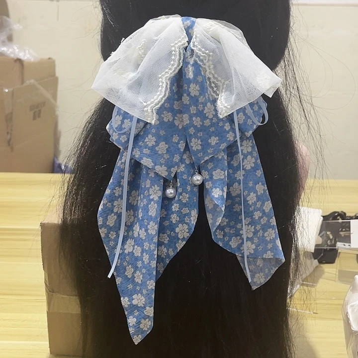 铁合金布艺蝴蝶结发夹