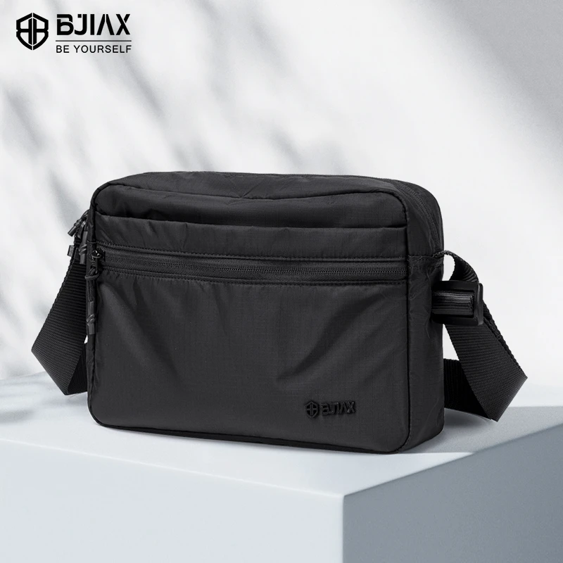 新中式男斜跨包单肩包单肩背包见描述单肩拉链防水运动时尚户外