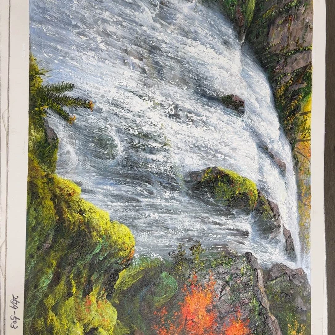 油画加油加油努力加油加油