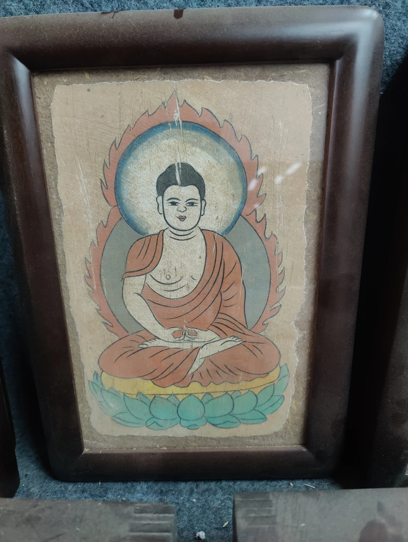 墙皮画尺寸24×34厘米