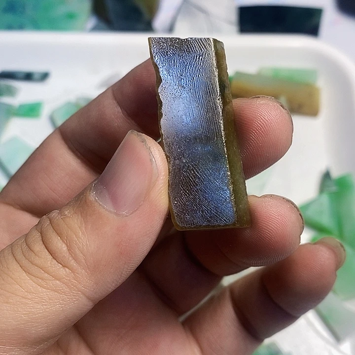翡翠散珠天然翡翠A货挂件