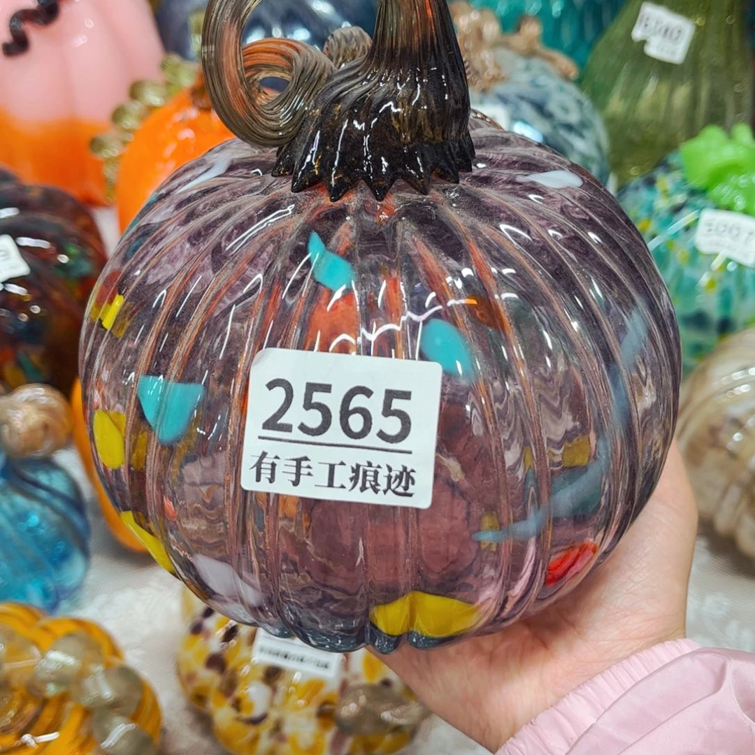 南瓜2565 家悦美居琉璃摆件