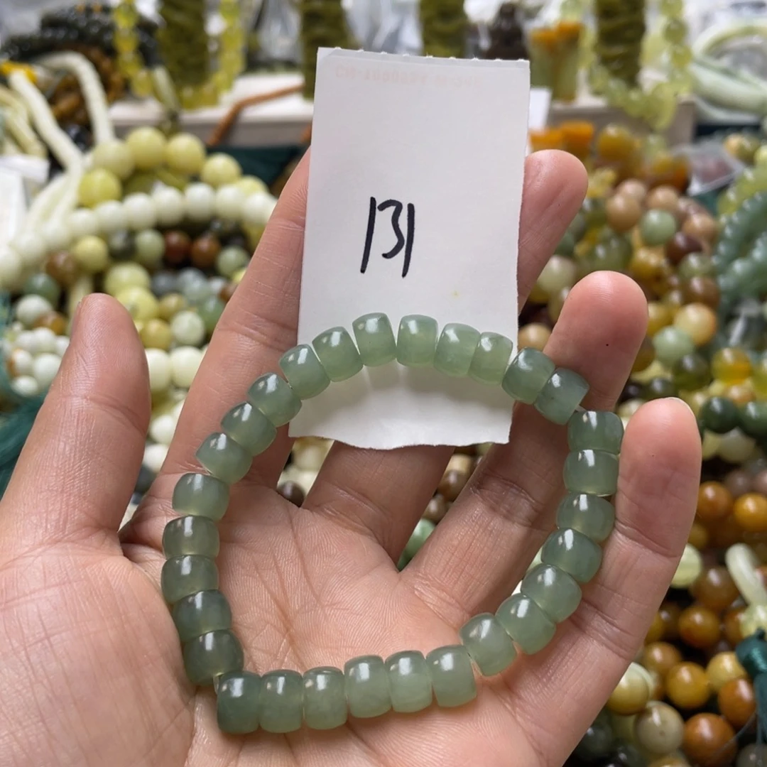 蛇纹石玉手链未镶嵌✨***r