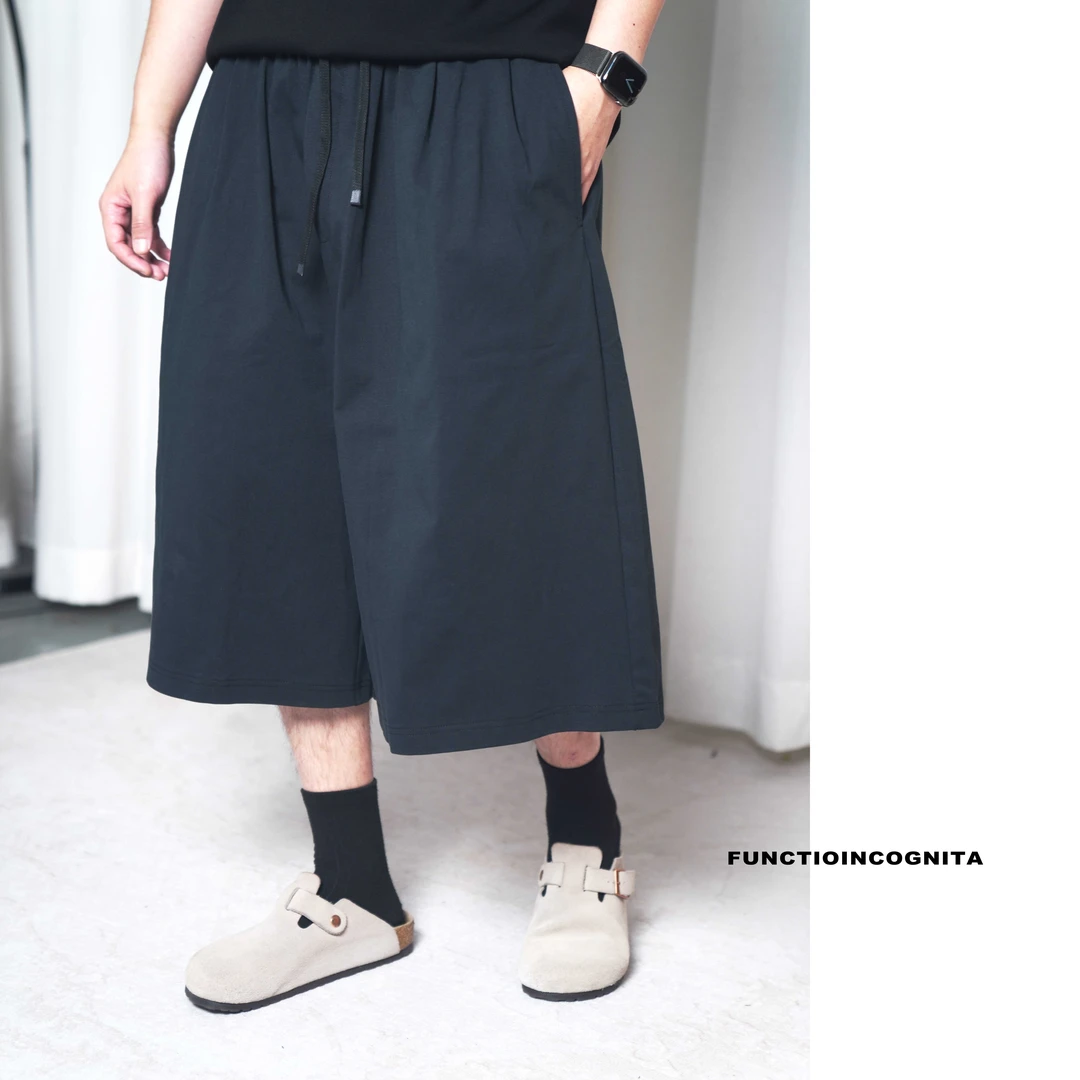 Functioincognita【澳洲长绒棉400g七分裤】舒适透气 氛围感穿搭