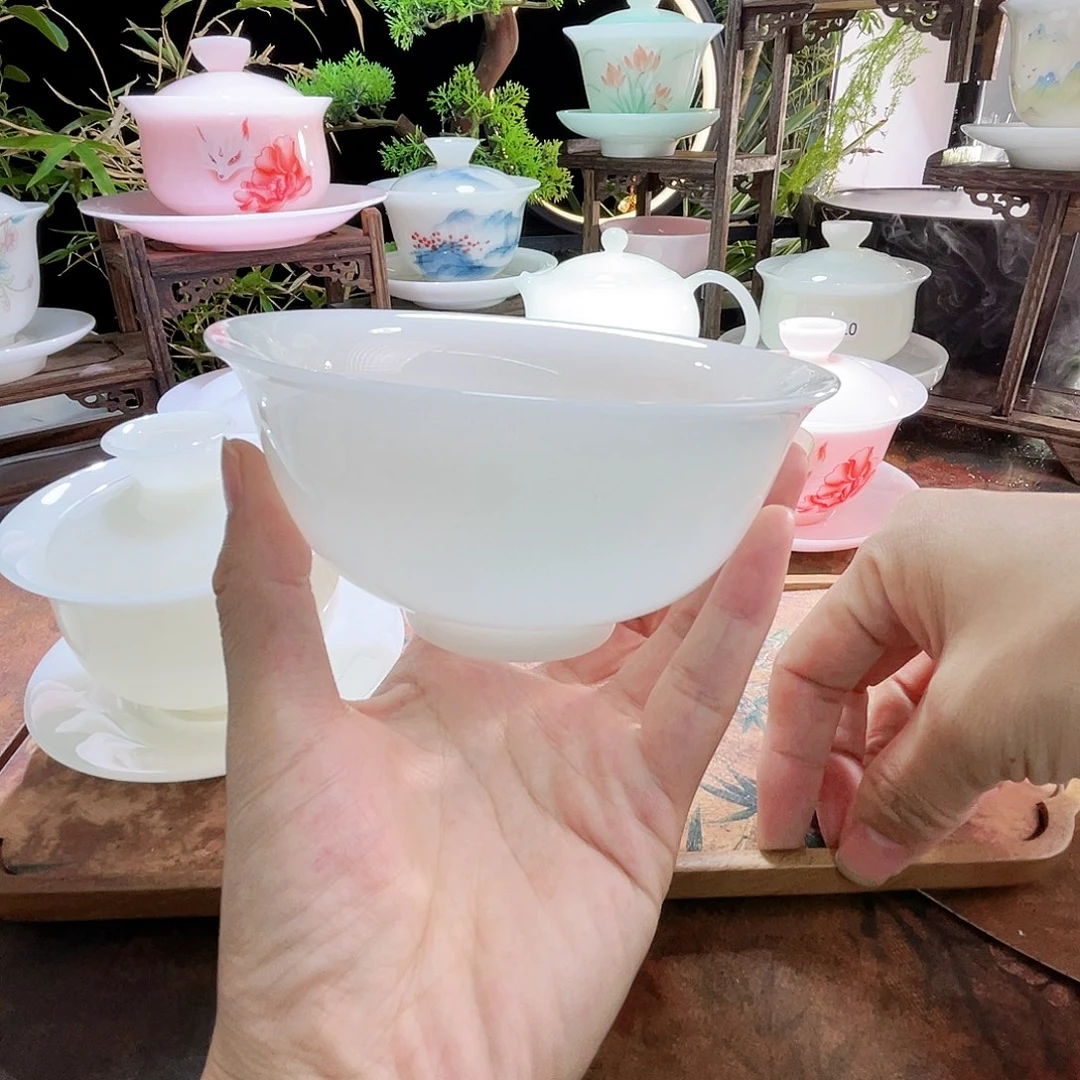 璞玉釉烧饭碗10寸