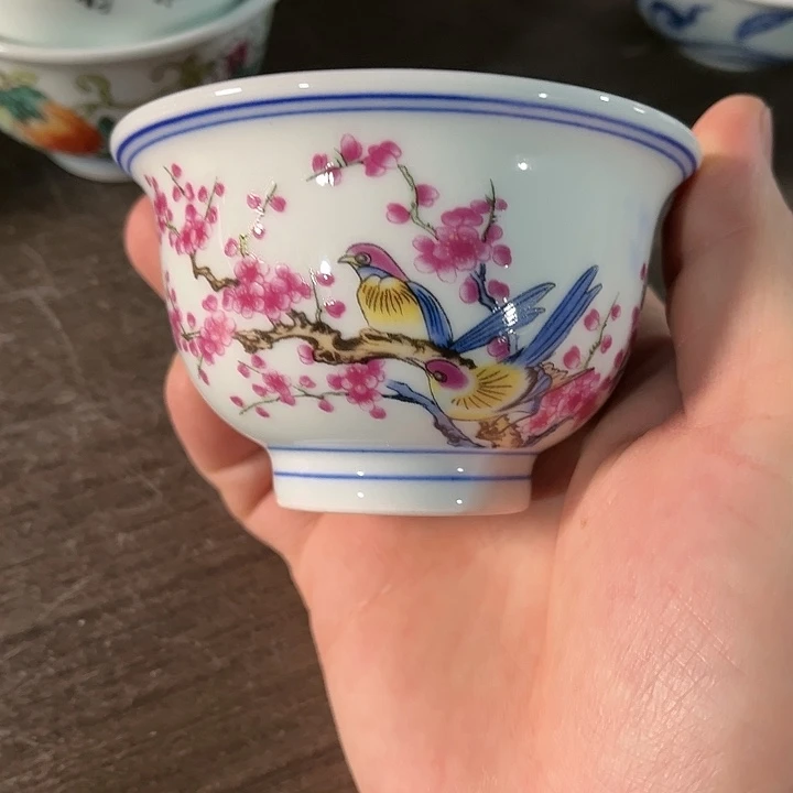 瓷片////景德镇陶瓷杯子。1个。