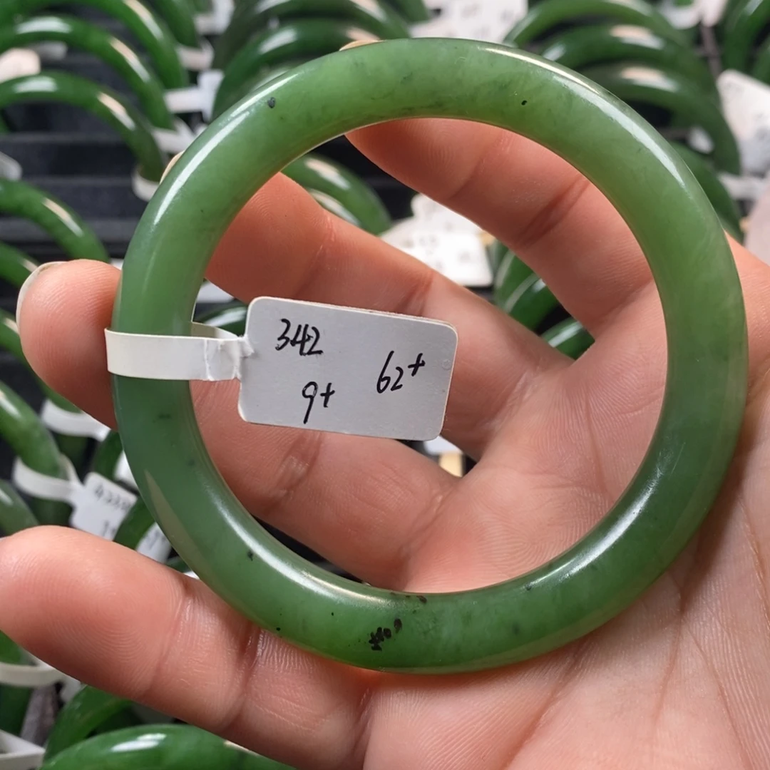 和田玉（碧玉）未镶嵌手镯62