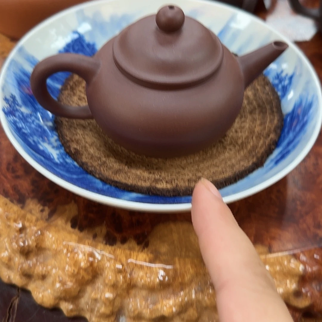 茶壶紫砂底槽清水平140毫升