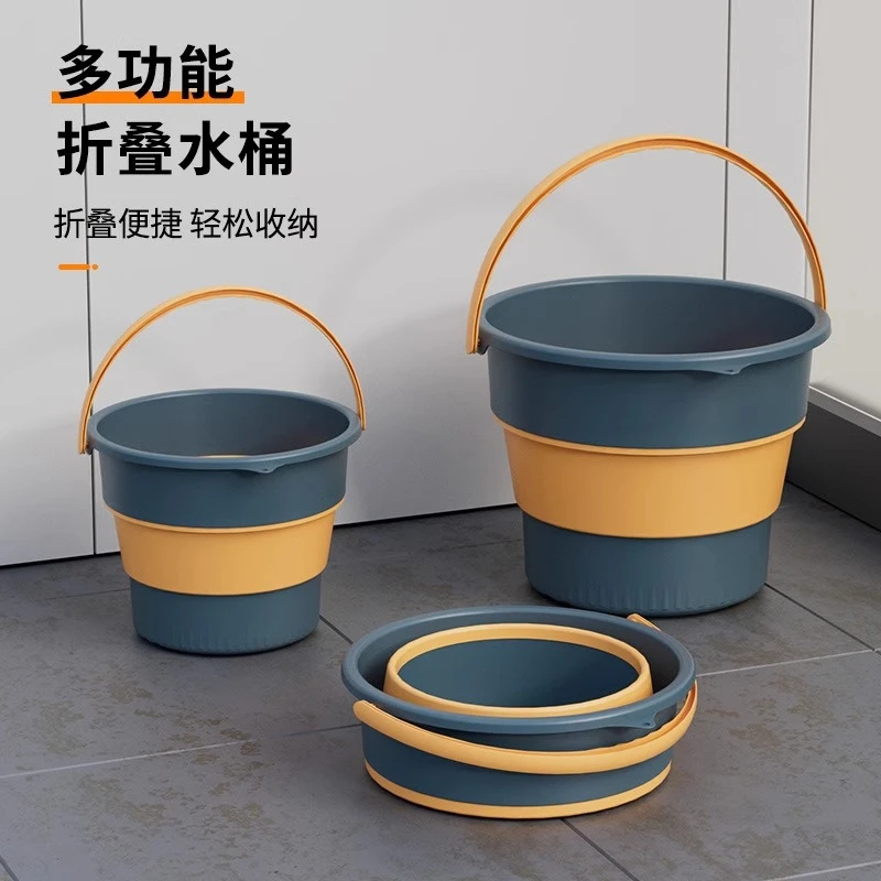 热卖可折叠水桶车用车载洗车便携式户外钓鱼旅行家用大容量储水桶
