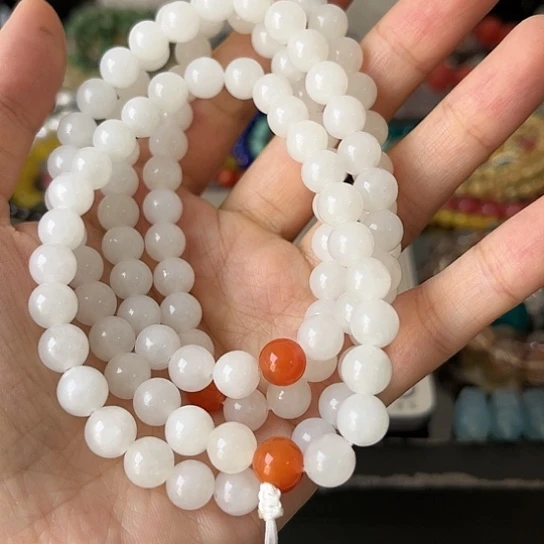 和田玉手链未镶嵌矿坑