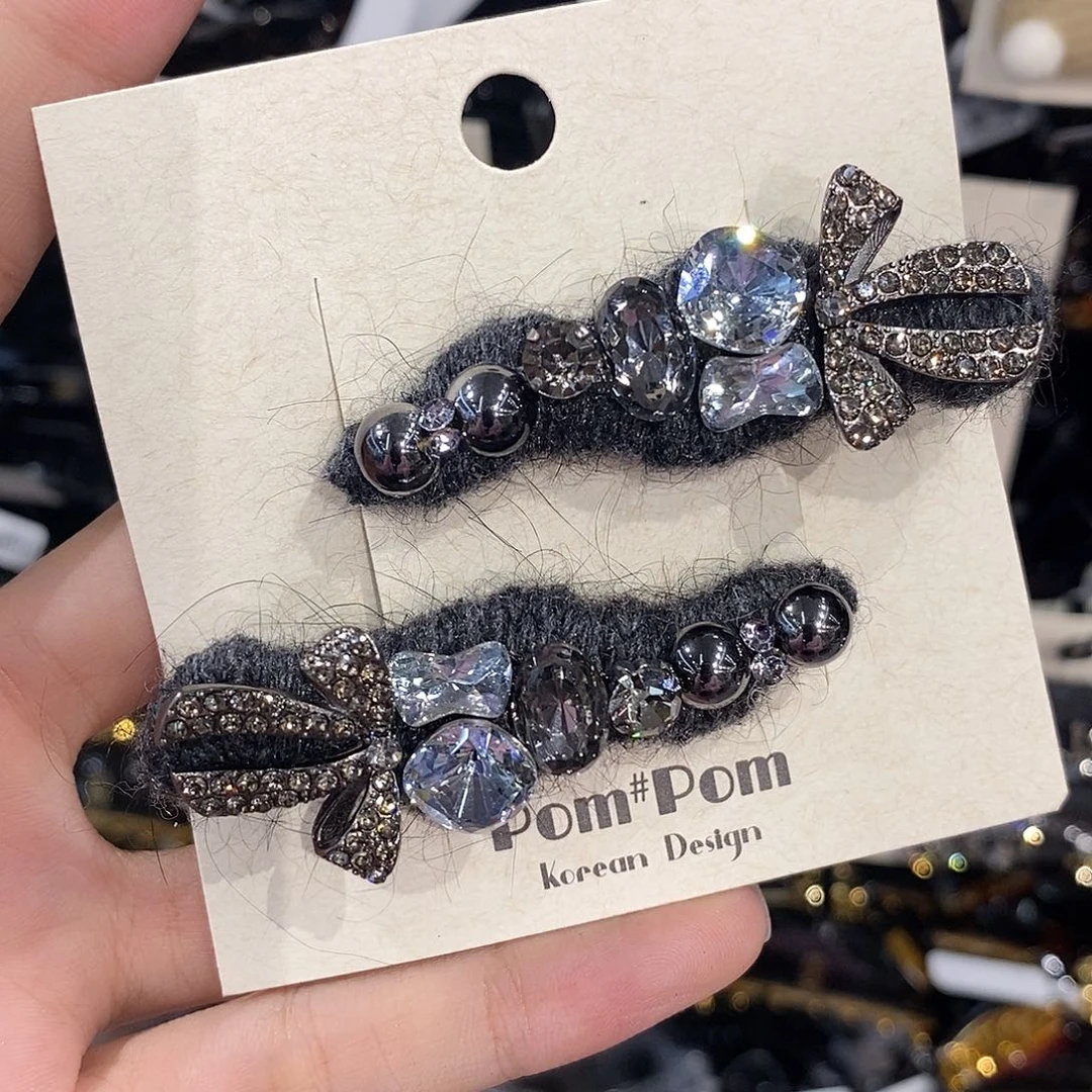 琉璃纯铜925银鸭嘴夹