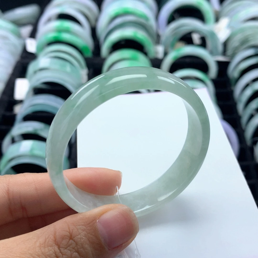 翡翠手镯未镶嵌公主50-51