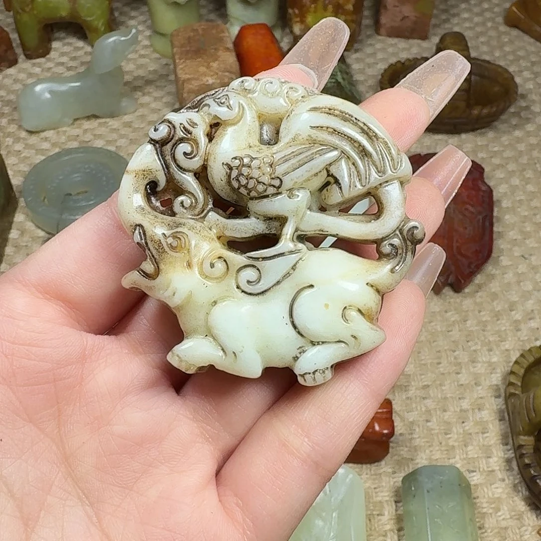 白玉菩提吊坠挂件