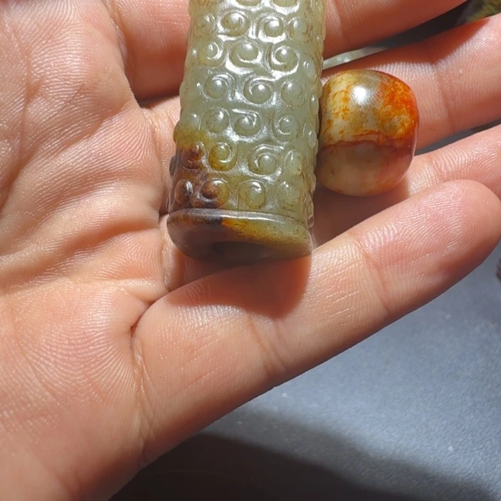 1***人和田玉未镶嵌车挂