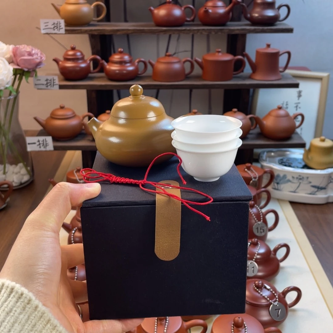 紫砂壶黄段泥容天110c左右