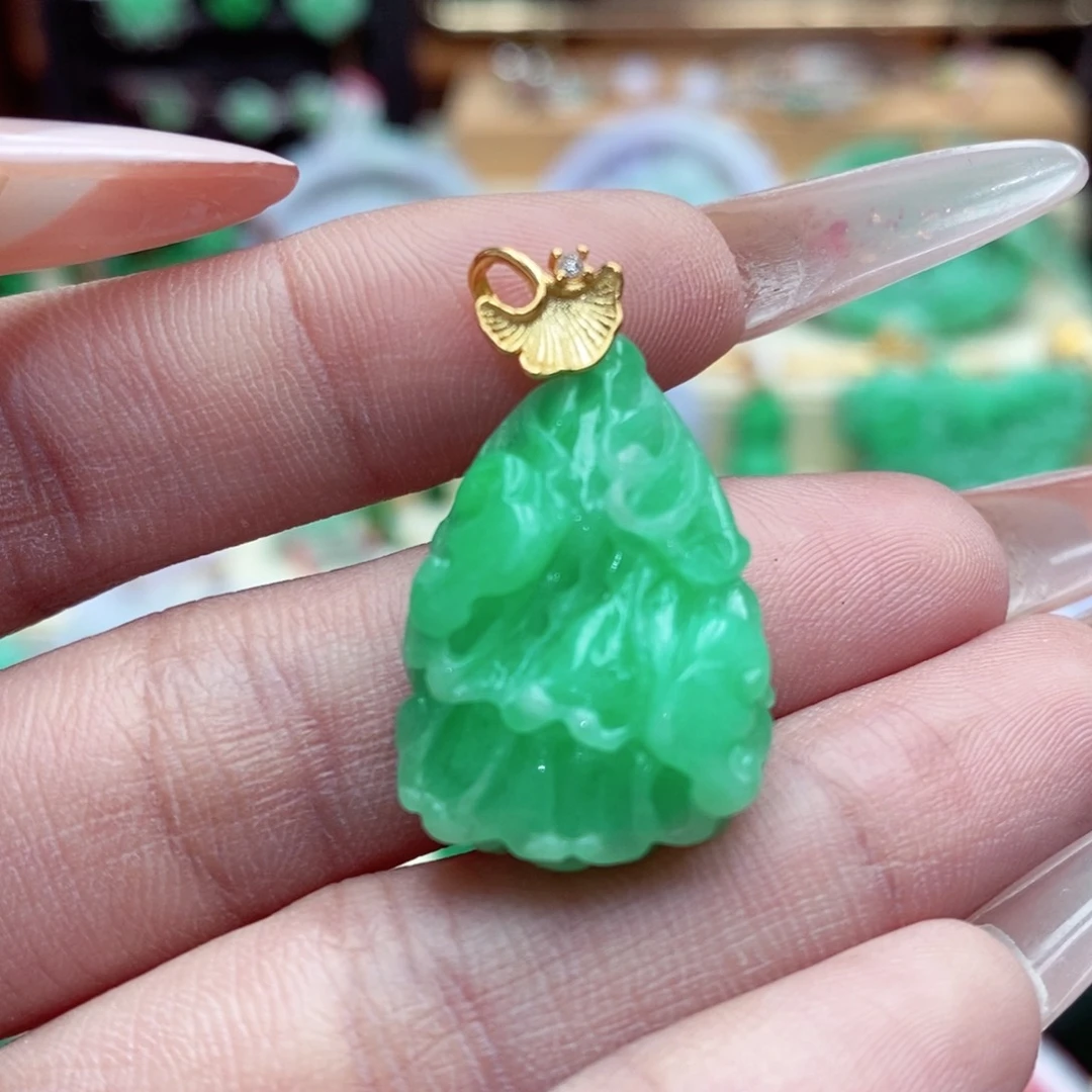 颈饰未镶嵌翡翠翡翠吊坠