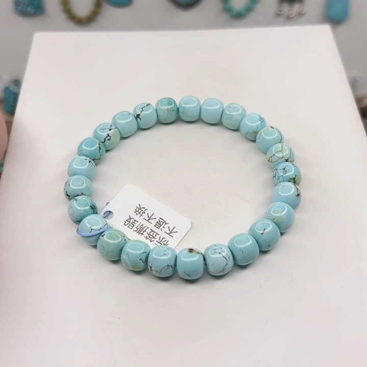 绿松石未镶嵌手串8+
