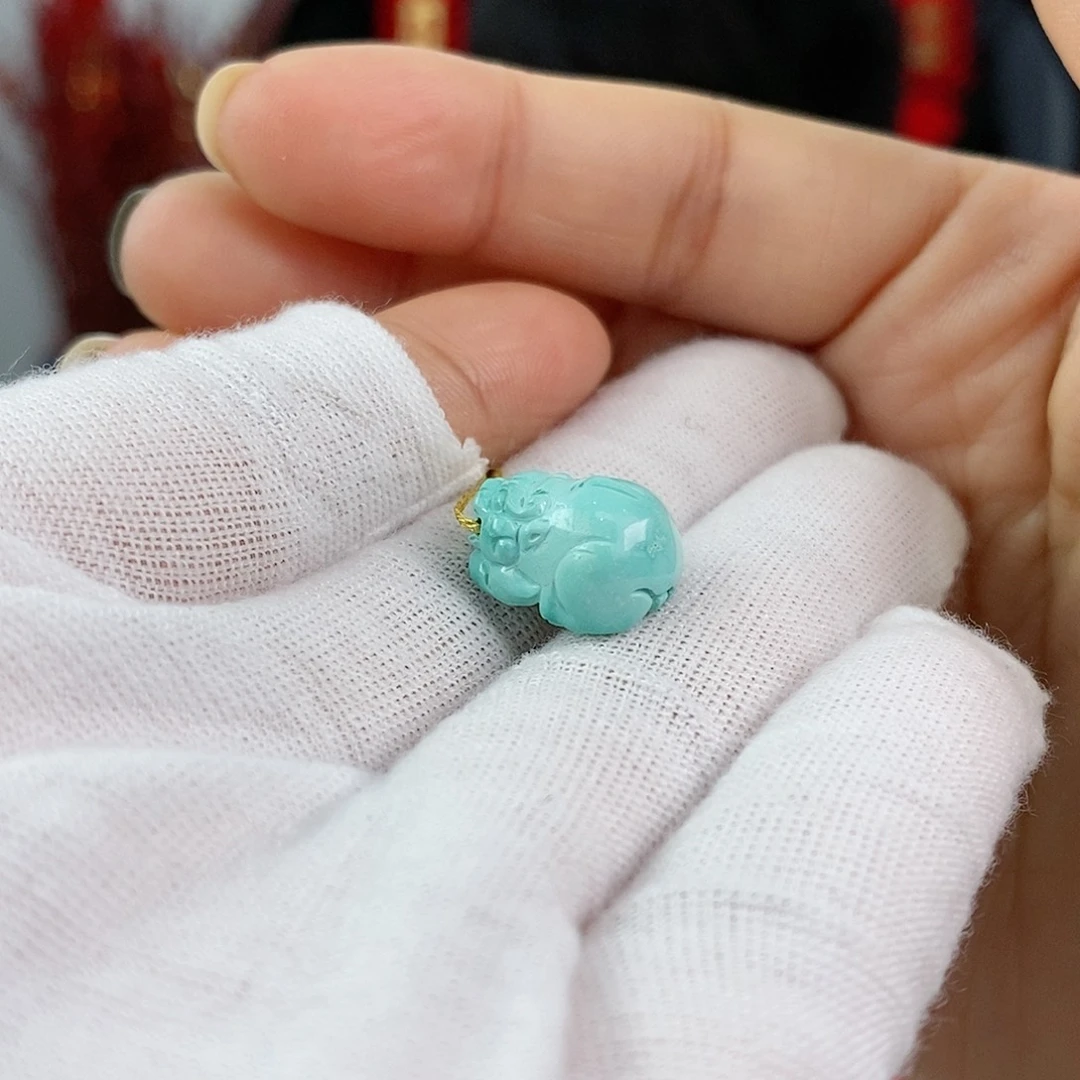 绿松石珠宝奇石未镶嵌