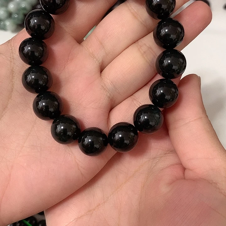 无***比翡翠未镶嵌颈饰翡翠12+