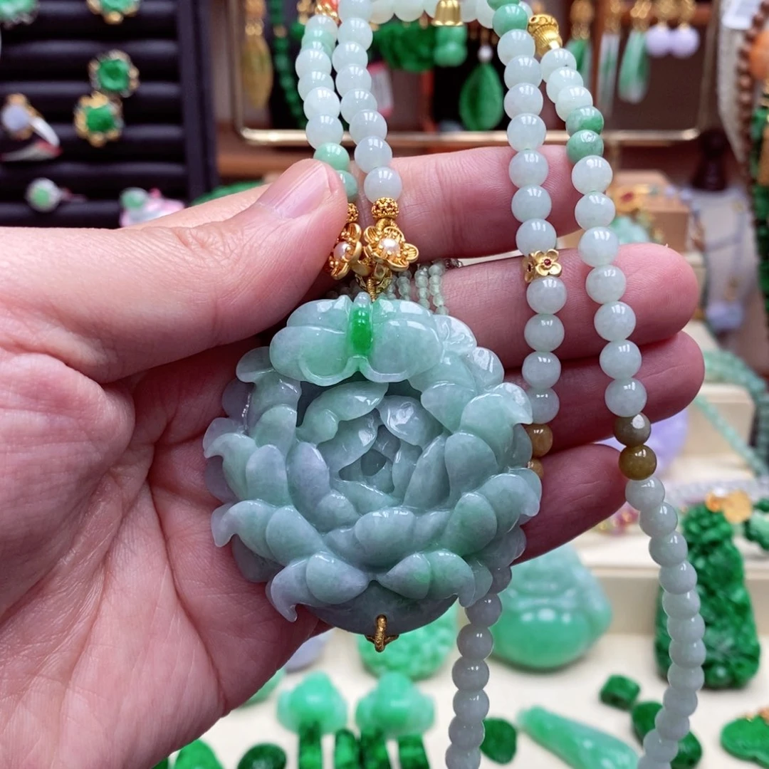 颈饰未镶嵌翡翠翡翠吊坠