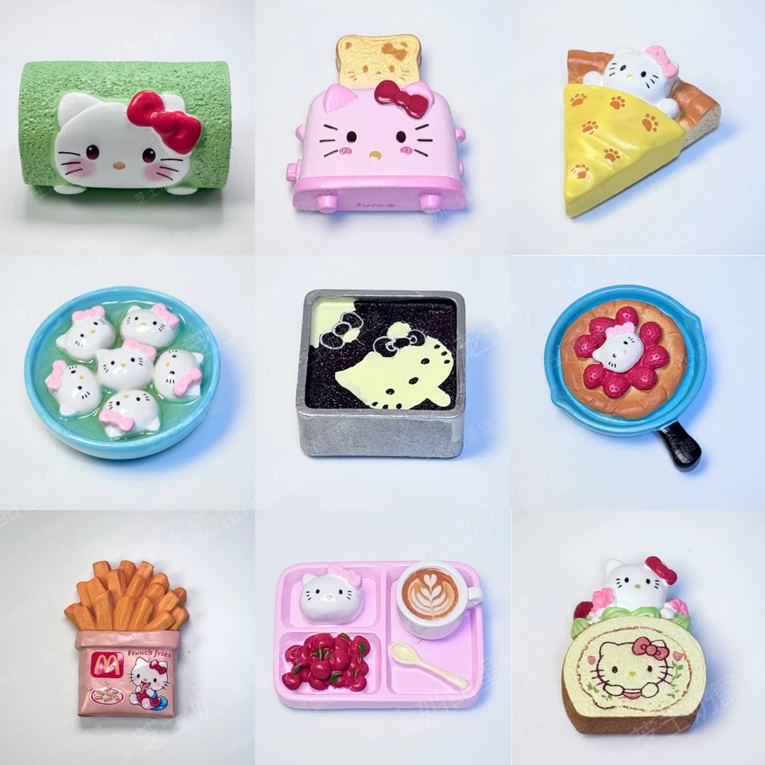 【自选3个包邮】蛋糕甜品手绘创意立体美食玩冰箱贴可爱家居摆件