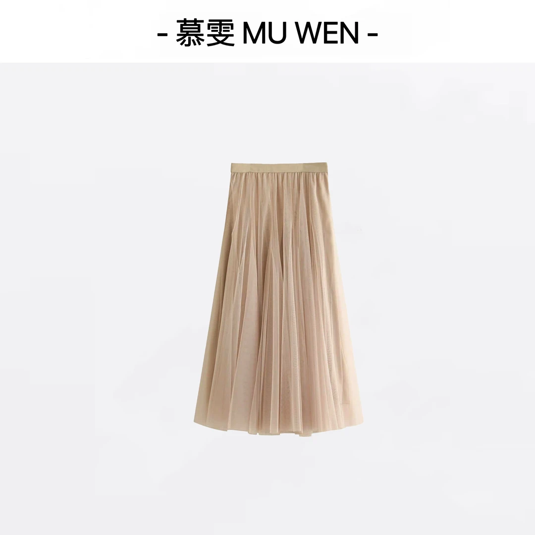 【心跳记忆】法式四季可穿大摆网纱中高腰垂感仙女裙251466813