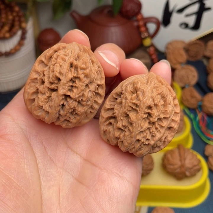 文玩核桃把件将军膀38