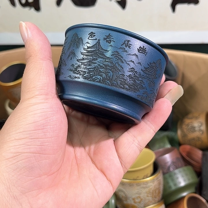 茶杯紫砂全手工紫砂主人杯