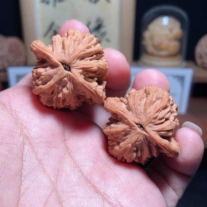 文玩核桃把件汉高虎37尺