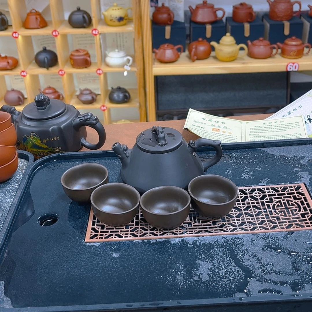 茶壶紫砂紫砂壶一壶4杯