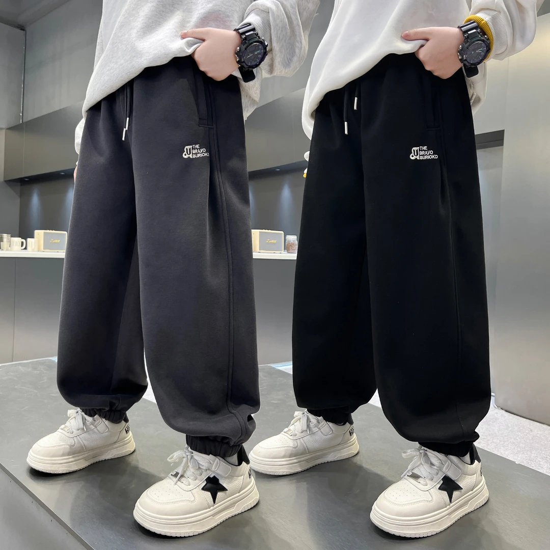 男童裤子春秋款运动裤儿童秋装2025新款中大童男孩秋季休闲卫裤潮