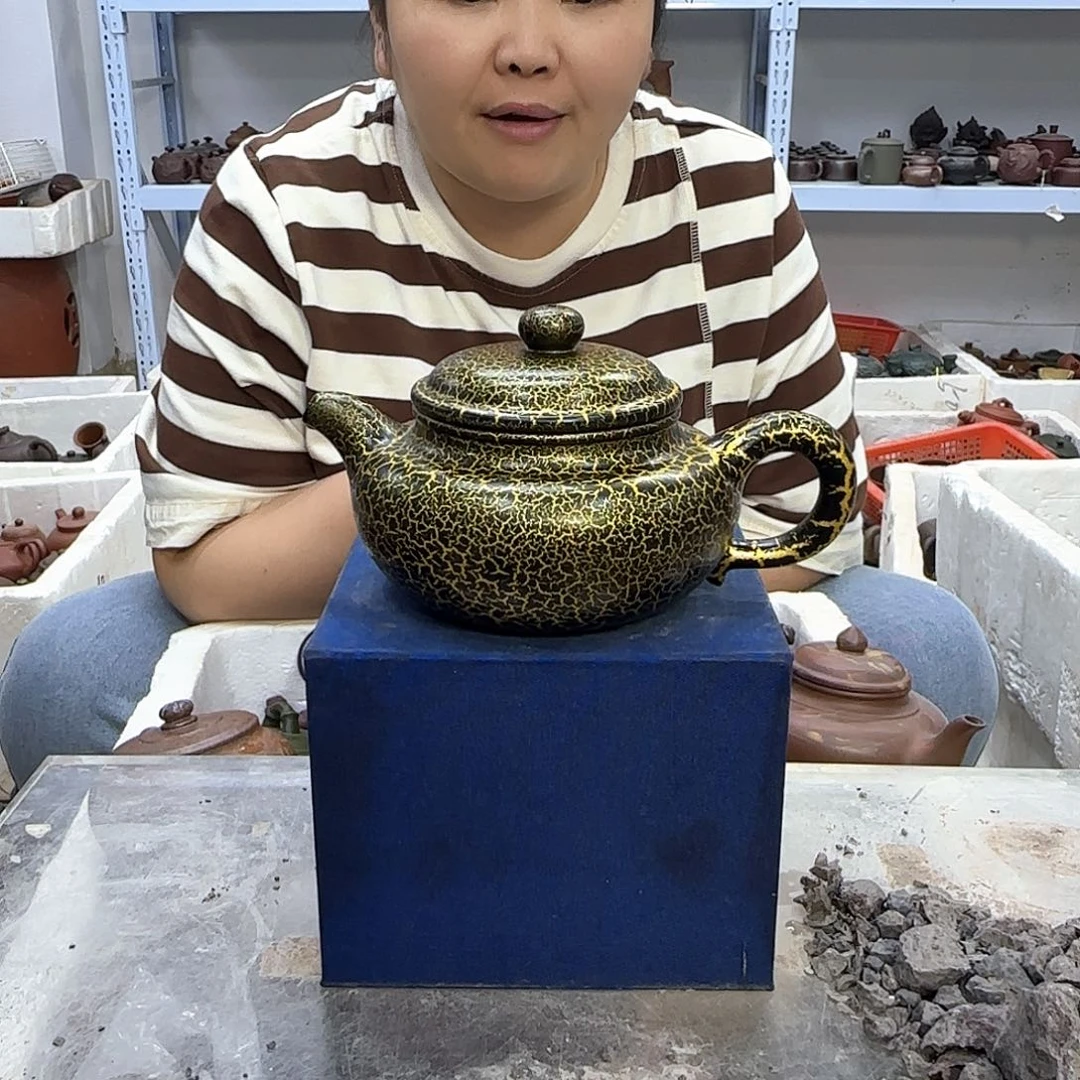 茶壶紫砂宜兴紫砂壶瑕疵处理