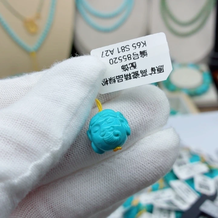 未镶嵌绿松石珠宝奇石