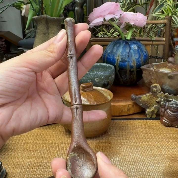 锦*陶吉窑口备前烧勺子福利